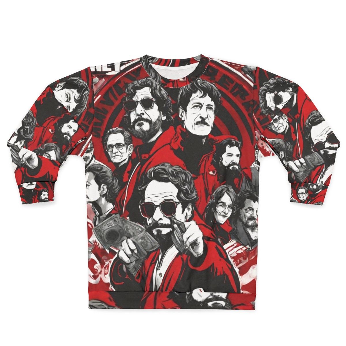 Money Heist Team Artwork Sweatshirt