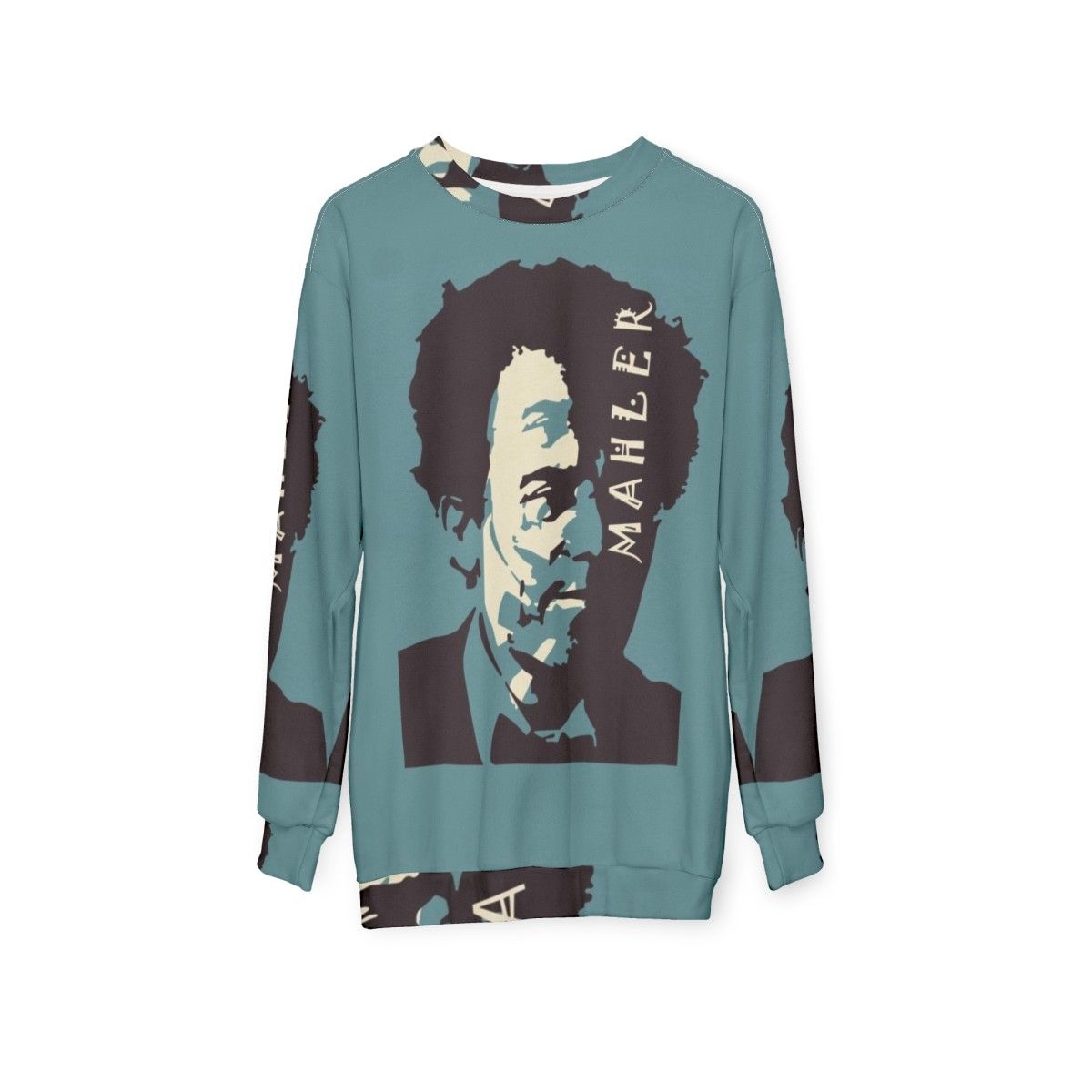 Mahler Blue Vintage Sweatshirt - hanging