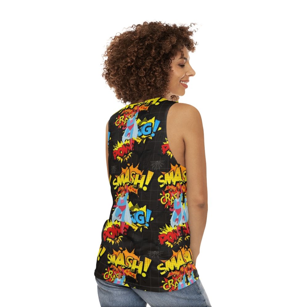 Superhero-inspired Classic Hero Unisex Tank Top - women back