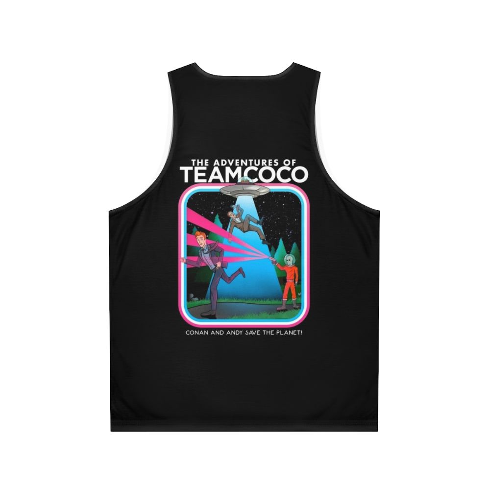 Team Coco Alien Abduction Unisex Tank Top - Back