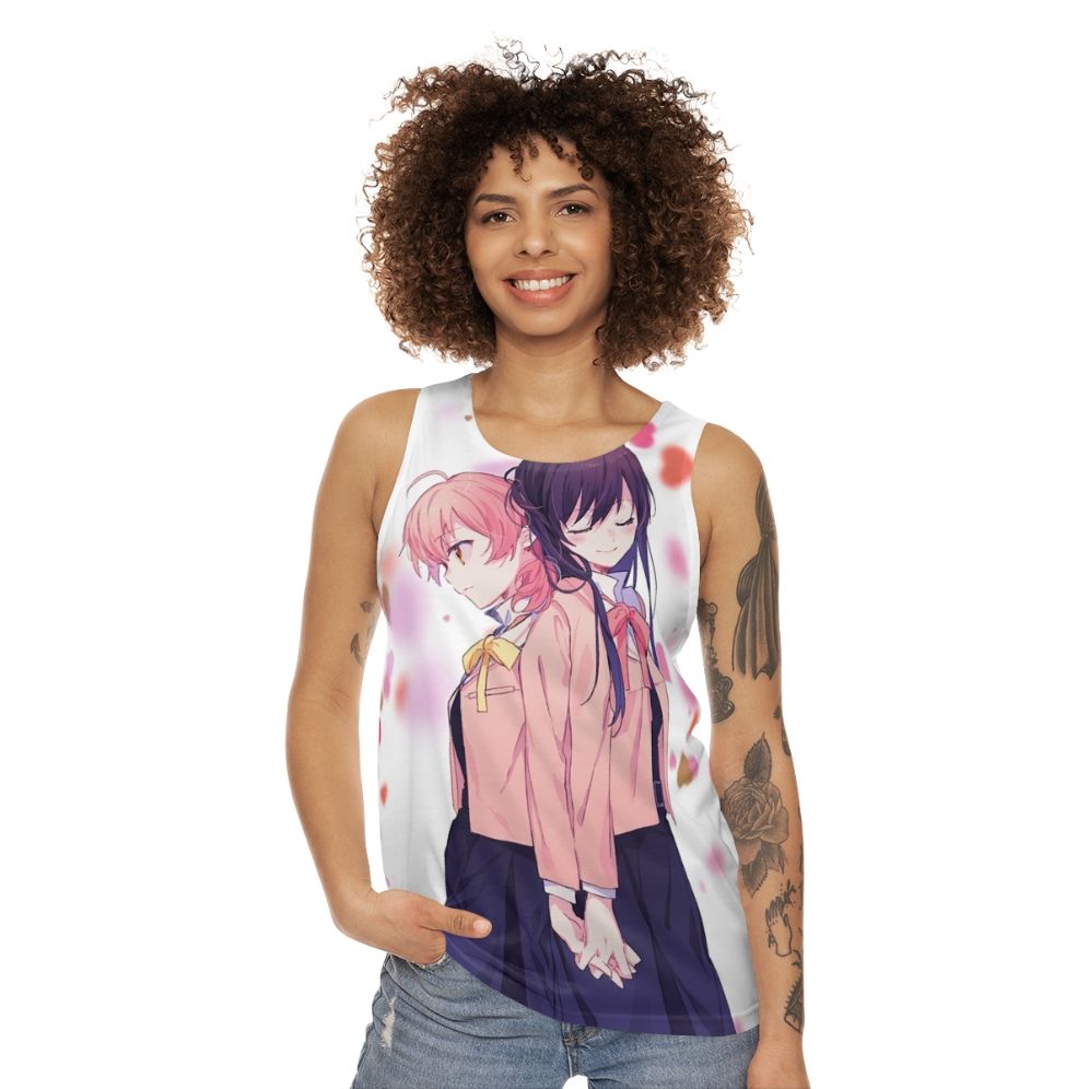 Bloom Into You Yagate Kimi Ni Naru Anime Tank Top - women