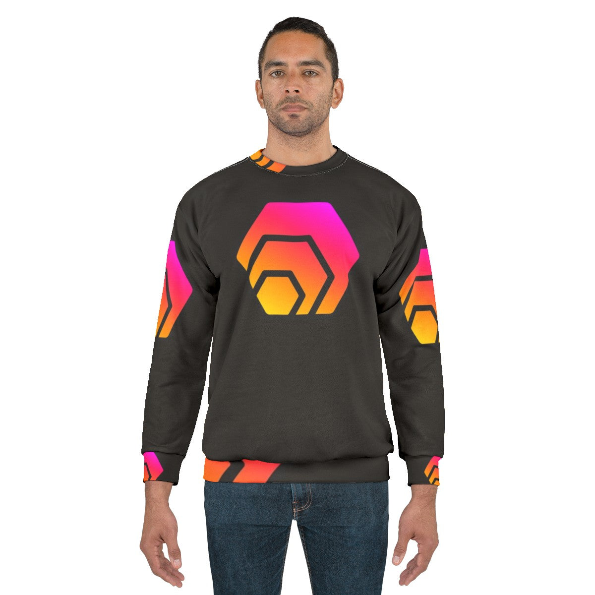 Hex Crypto Hexagon Logo Sweatshirt - men