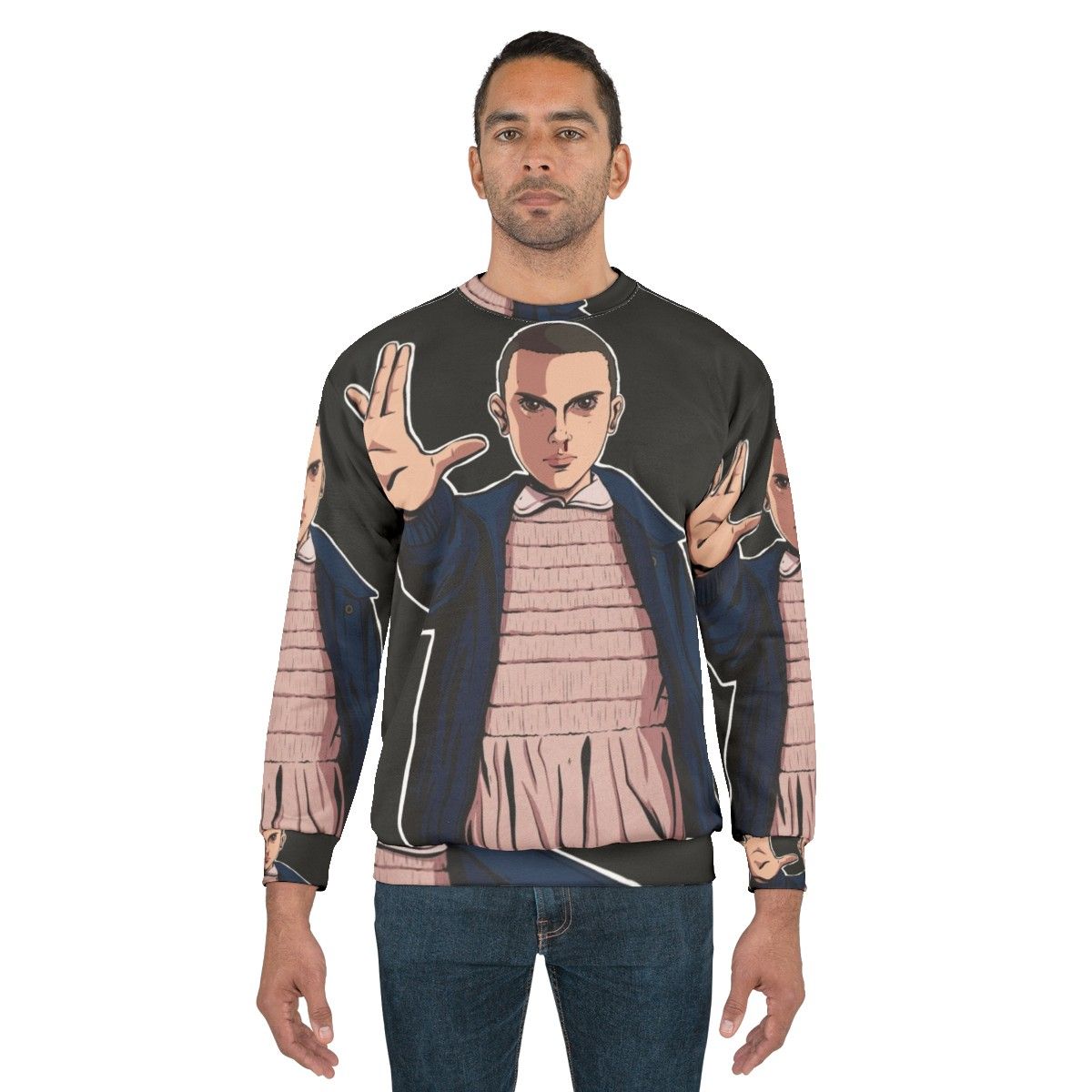 Eleven Stranger Things Fanart Sweatshirt - men