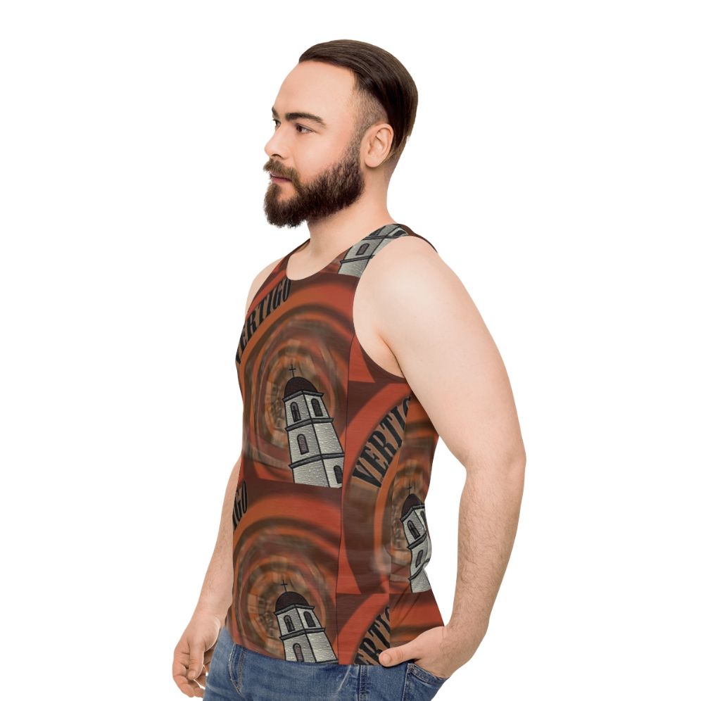 Alfred Hitchcock's Vertigo Unisex Movie Tank Top - men side