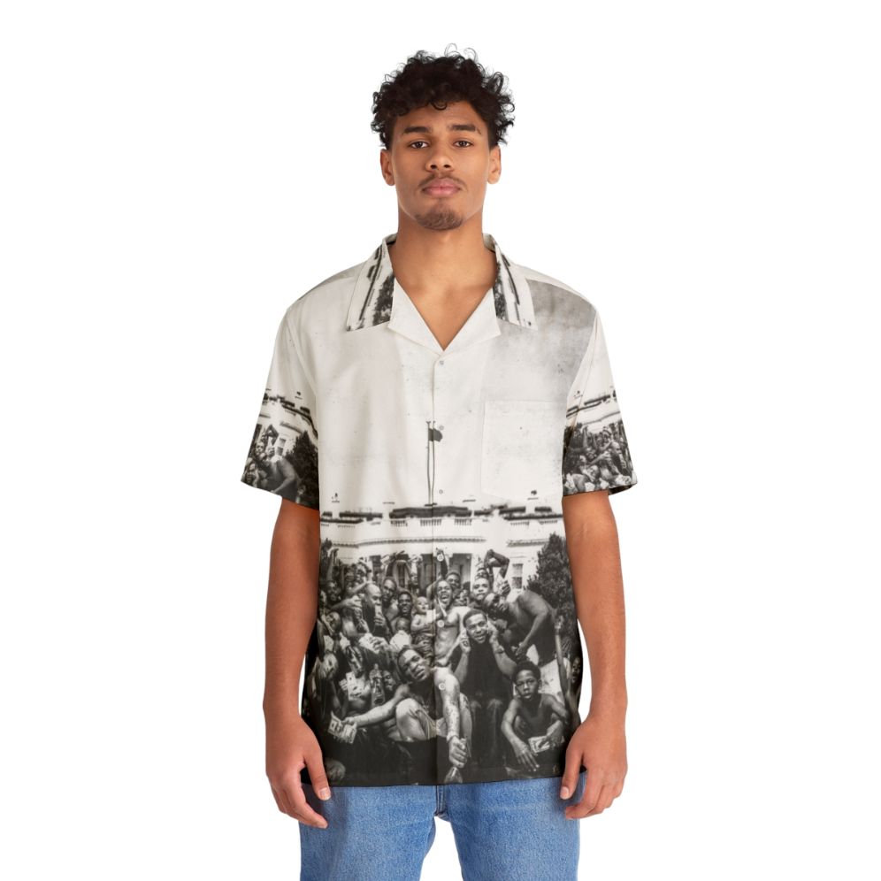 Kendrick Lamar 'To Pimp a Butterfly' inspired Hawaiian shirt - People Front