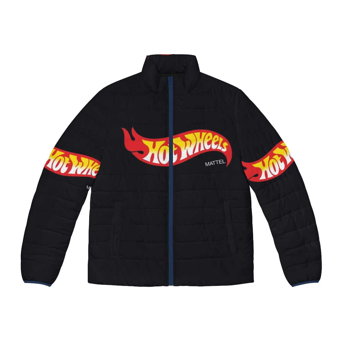 Hot Wheels Essential T-Shirt Puffer Jacket, a stylish and warm winter jacket for men