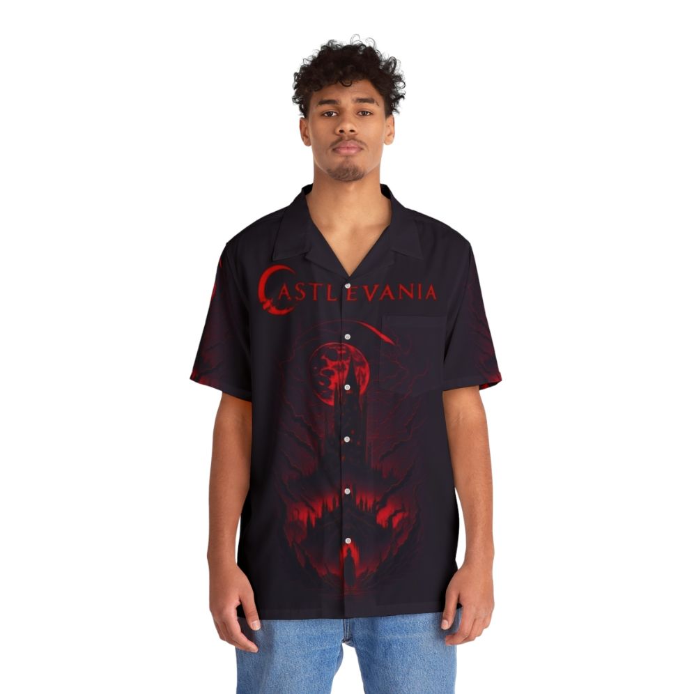 Castlevania Dark Atmospheres Hawaiian Shirt - People Front