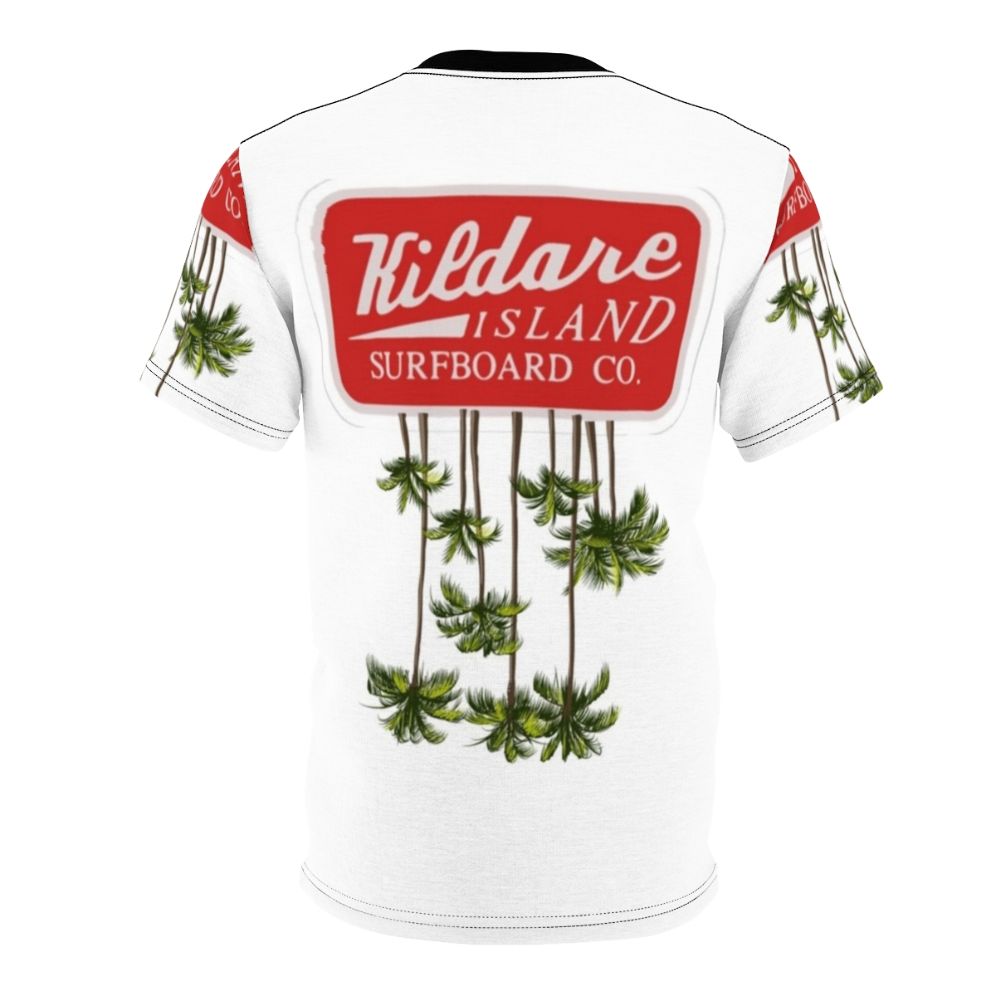 Coastal-inspired Kildare Island t-shirt with beach and summer vibes - Back