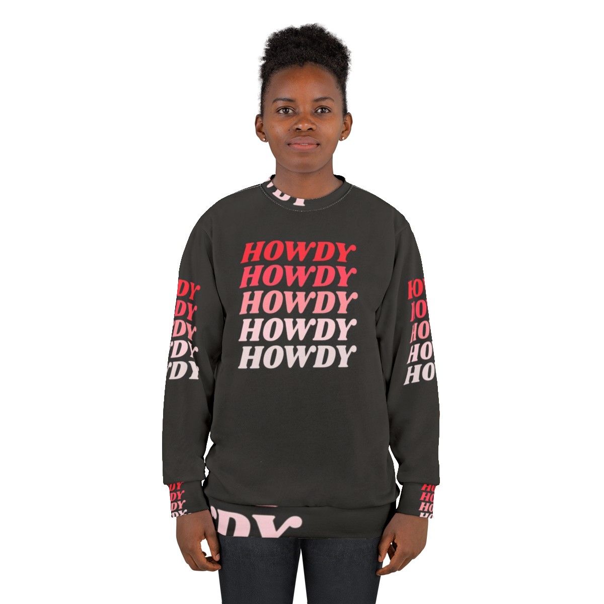 Howdy Howdy Howdy Western Cowboy Sweatshirt - women