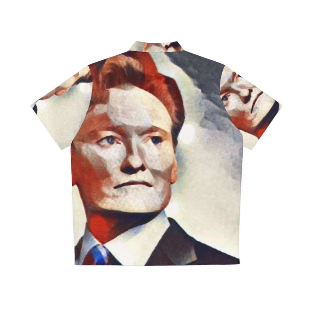 Conan O'Brien Paint Design Hawaiian Shirt - Back