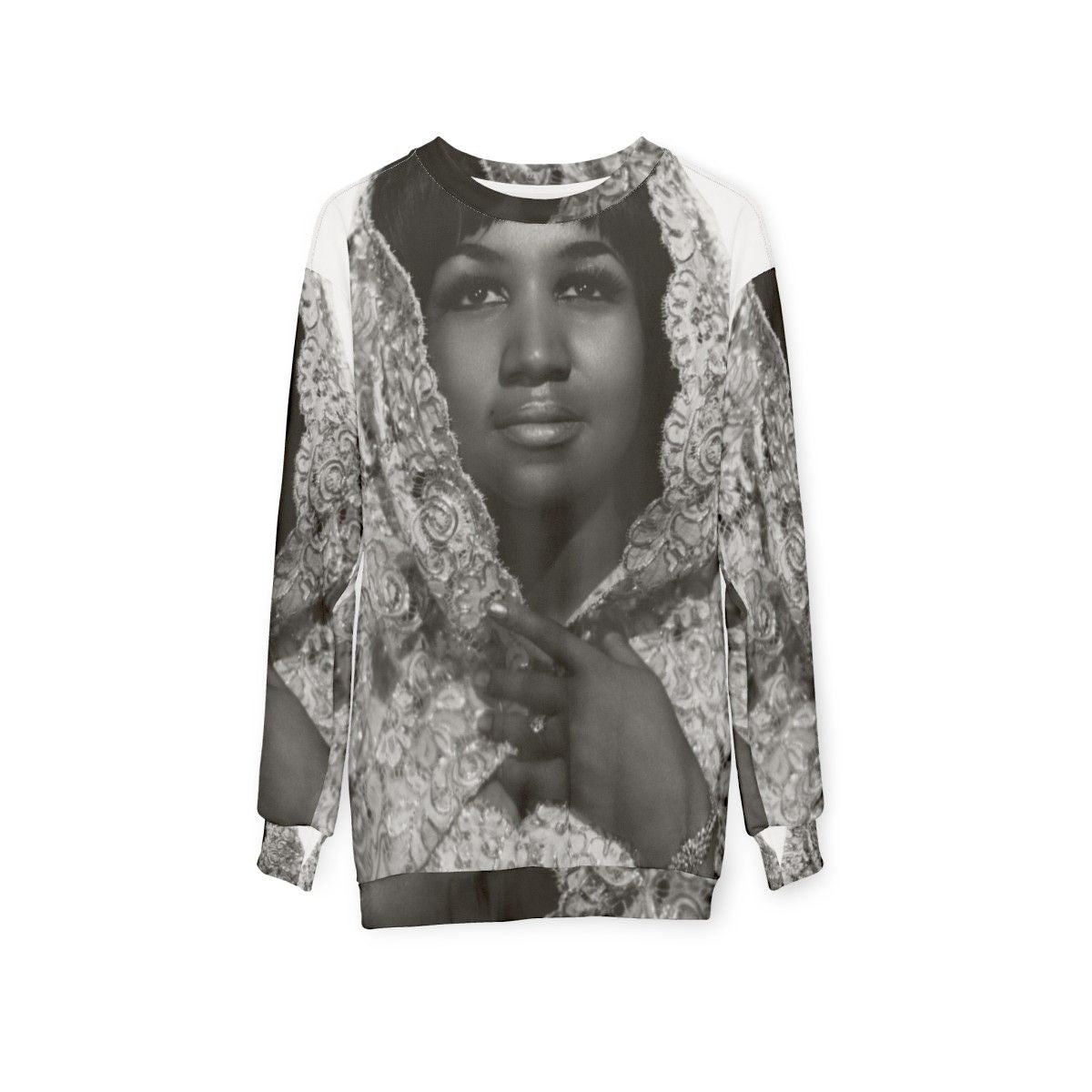 Aretha Franklin Queen of Soul Sweatshirt - hanging