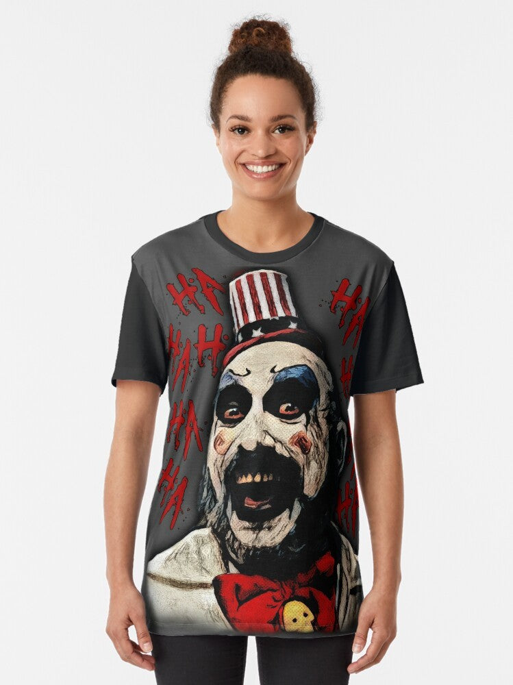 Captain Spaulding from the horror movie House of 1000 Corpses and The Devil's Rejects graphic t-shirt - Women