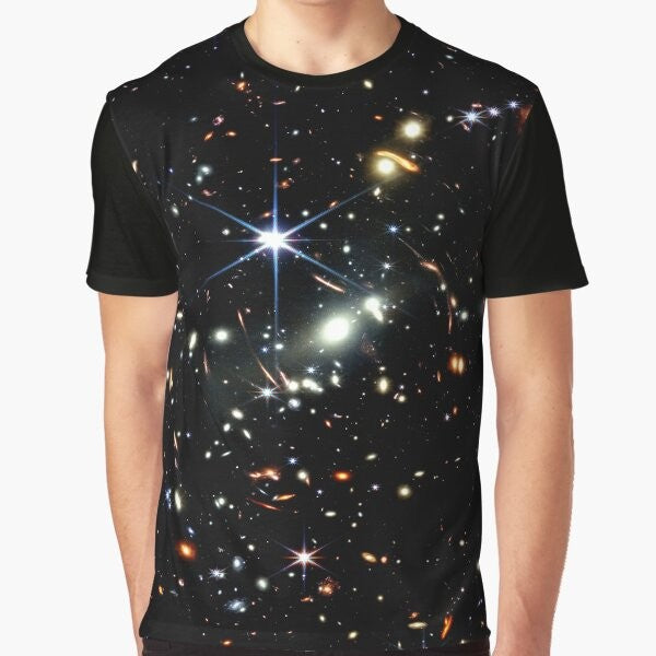 James Webb Deep Field Space Telescope Graphic T-Shirt