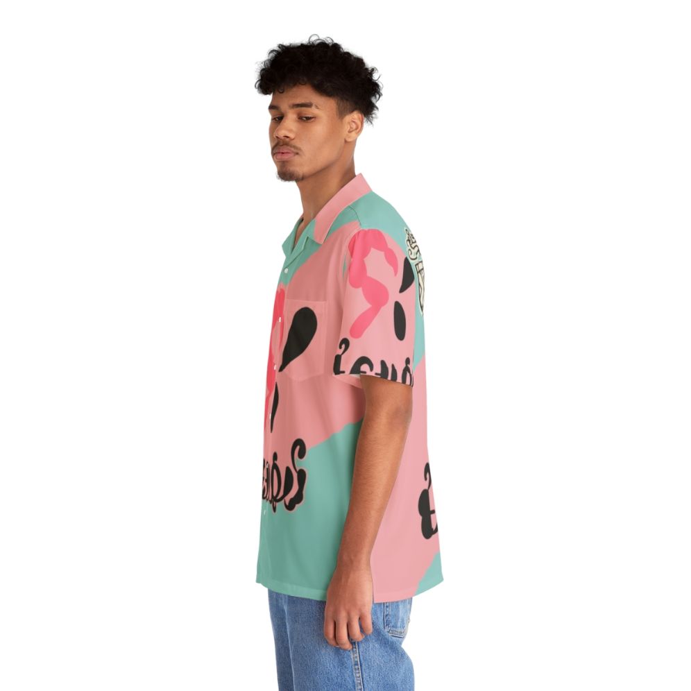 Bede Cosplay Hawaiian Shirt for Pokemon Sword and Shield - People Left