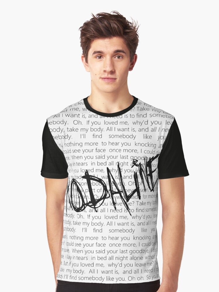 Kodaline "All I Want" lyrics graphic t-shirt - Men