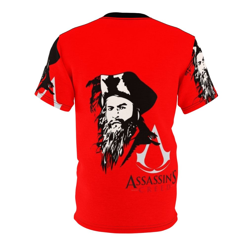 Blackbeard-Inspired Assassins Creed Fan T-Shirt - Back