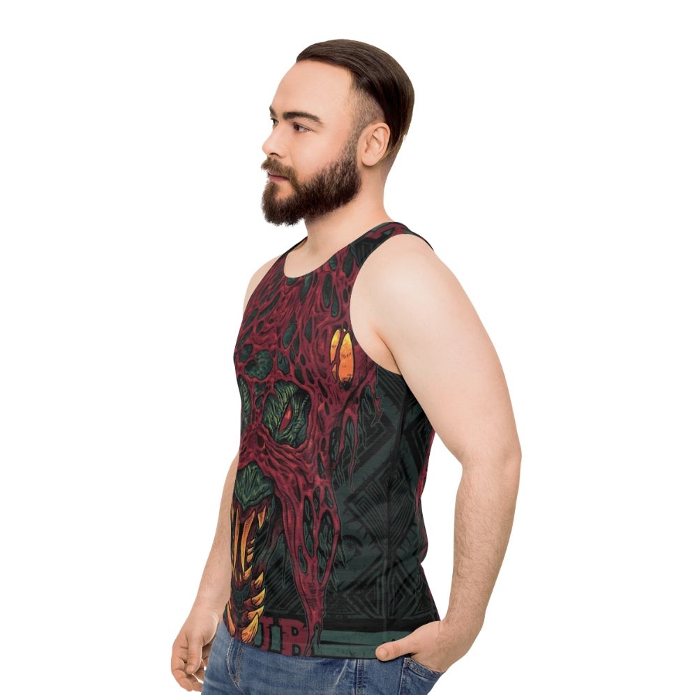 Unisex Hunting Club Vaal Monster Hunter Tank Top - men side