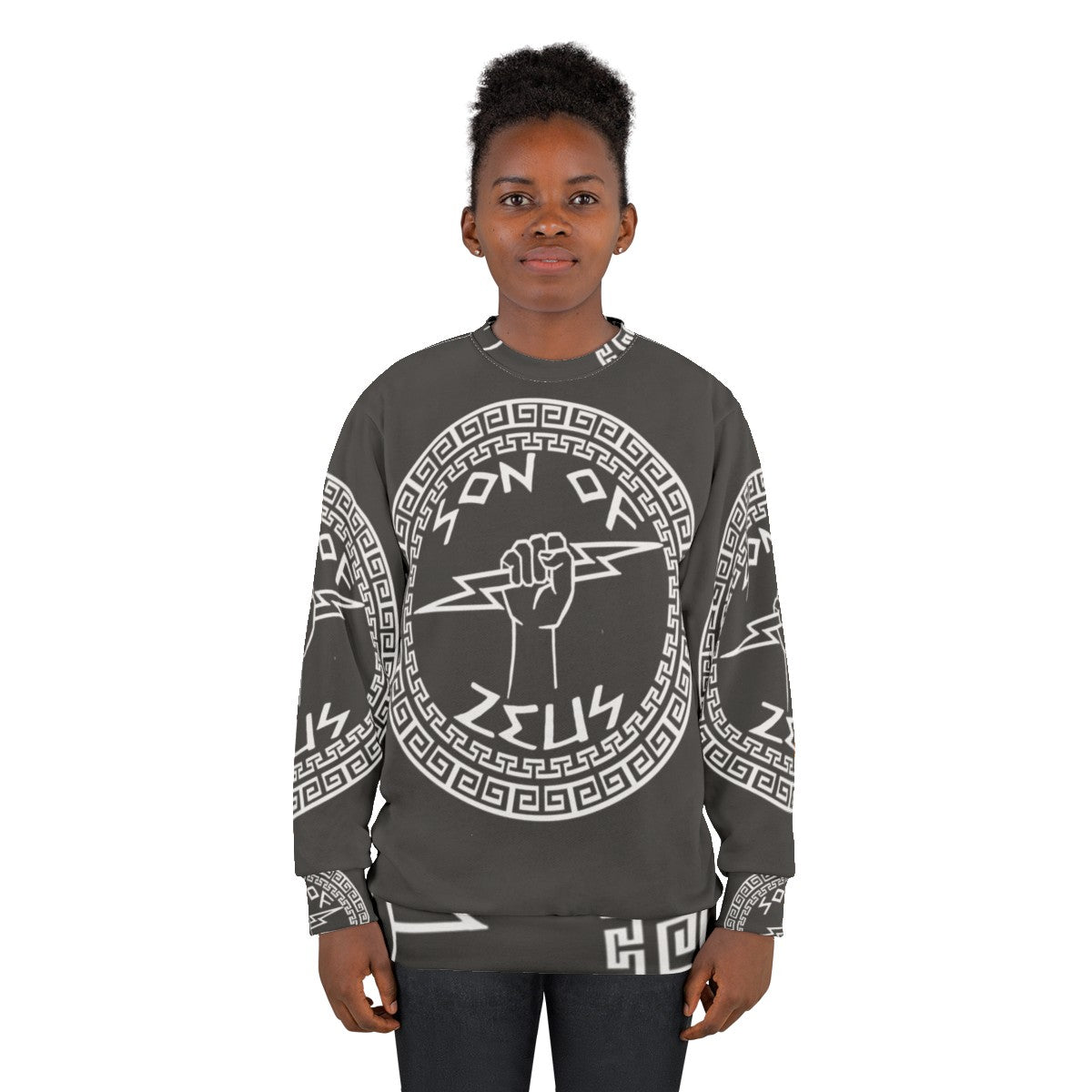 Son of Zeus Sweatshirt featuring Greek Mythology design - women