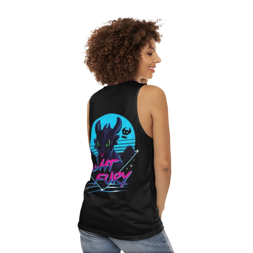 Toothless Night Fury Unisex Tank Top - women back