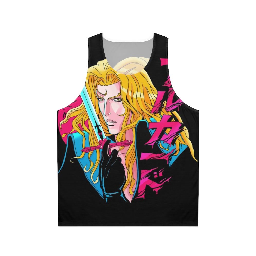 Alucard the Vampire Anime Castlevania Unisex Tank Top