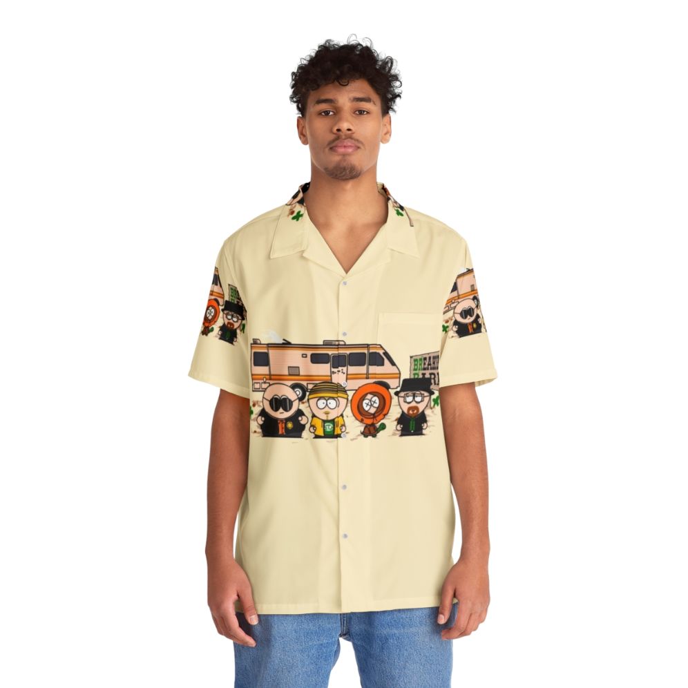 Breaking Park Hawaii Shirt - Funny South Park and Breaking Bad Mashup - People Front