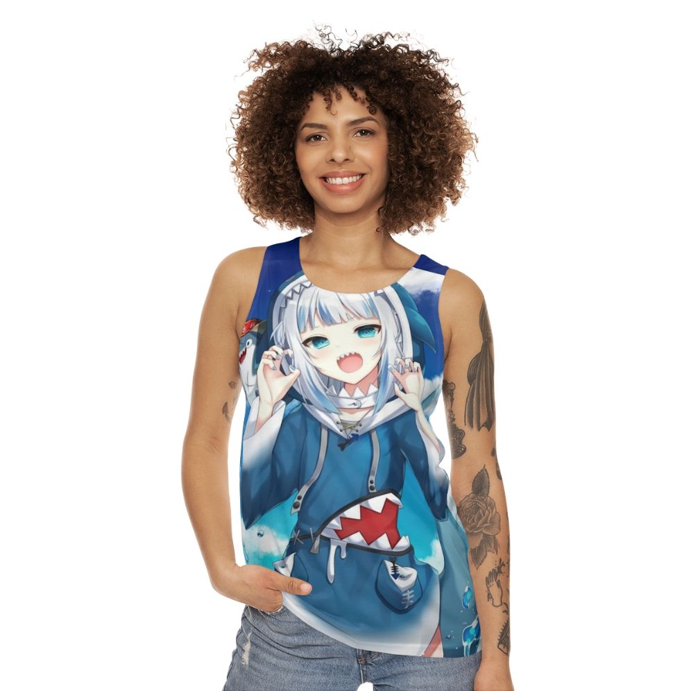 Gawr Gura Hololive Anime Tank Top - women