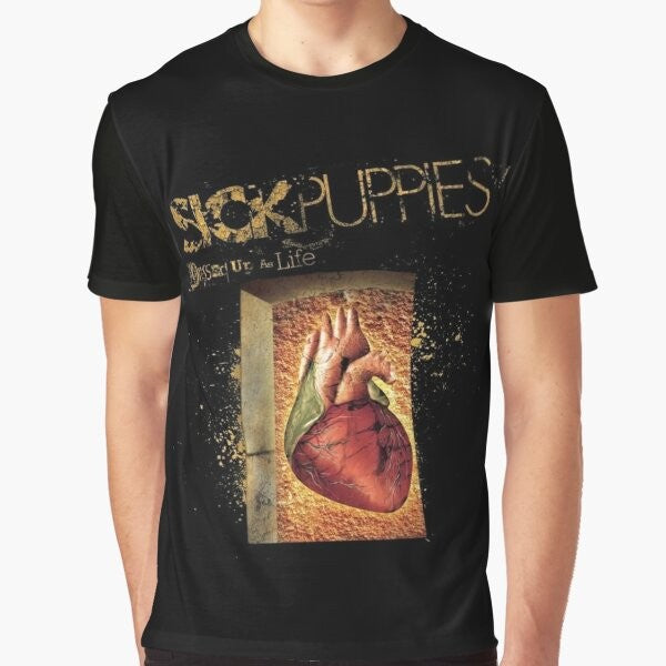 Sick Puppies Band Logo Graphic T-Shirt