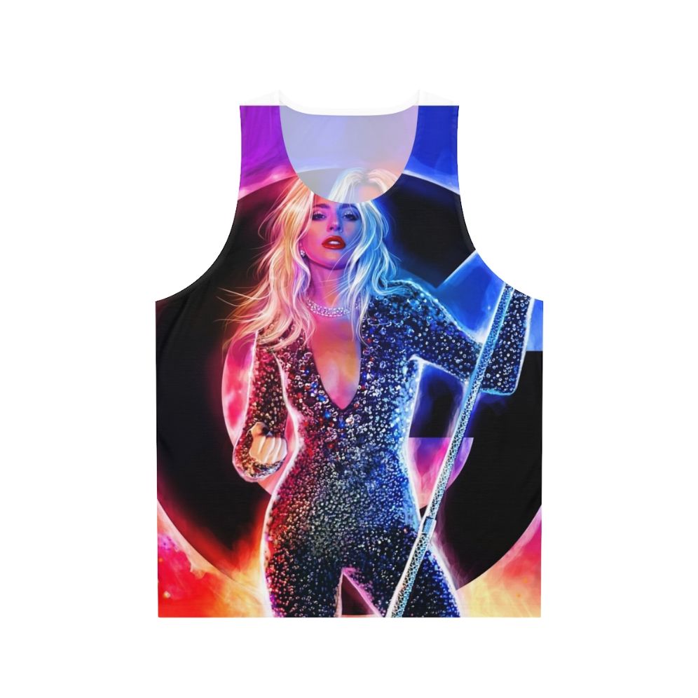 Neon music unisex tank top