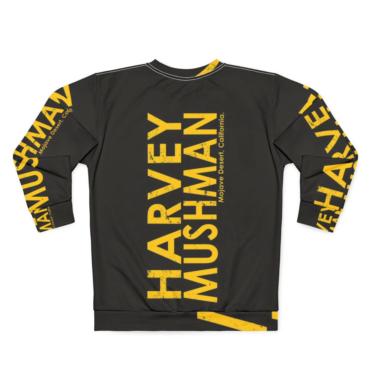 Harvey Mushman motorcycle racing sweatshirt - Back