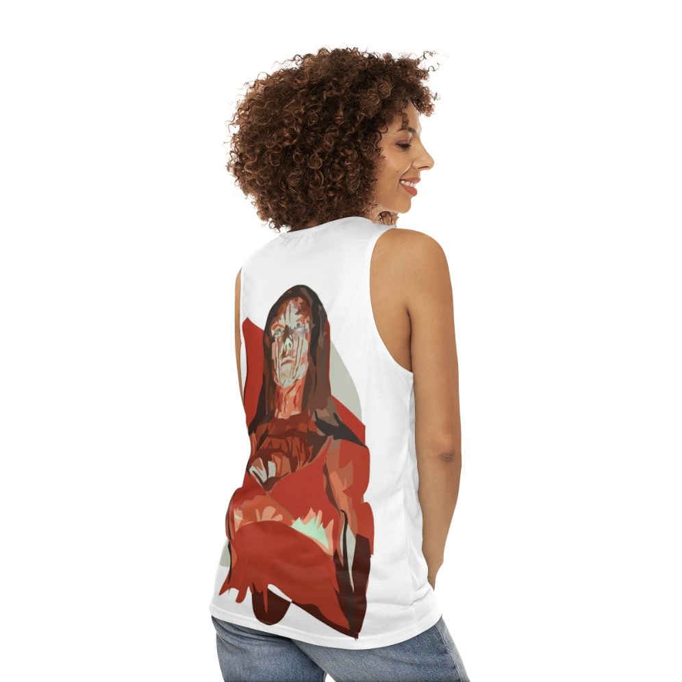 Carrie White horror cult classic 70s unisex tank top - women back