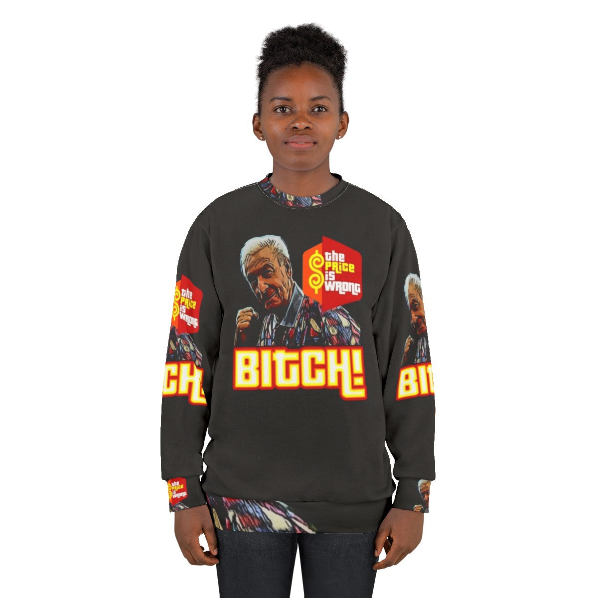 "The Price Is Wrong" 90s Comedy Sweatshirt - women