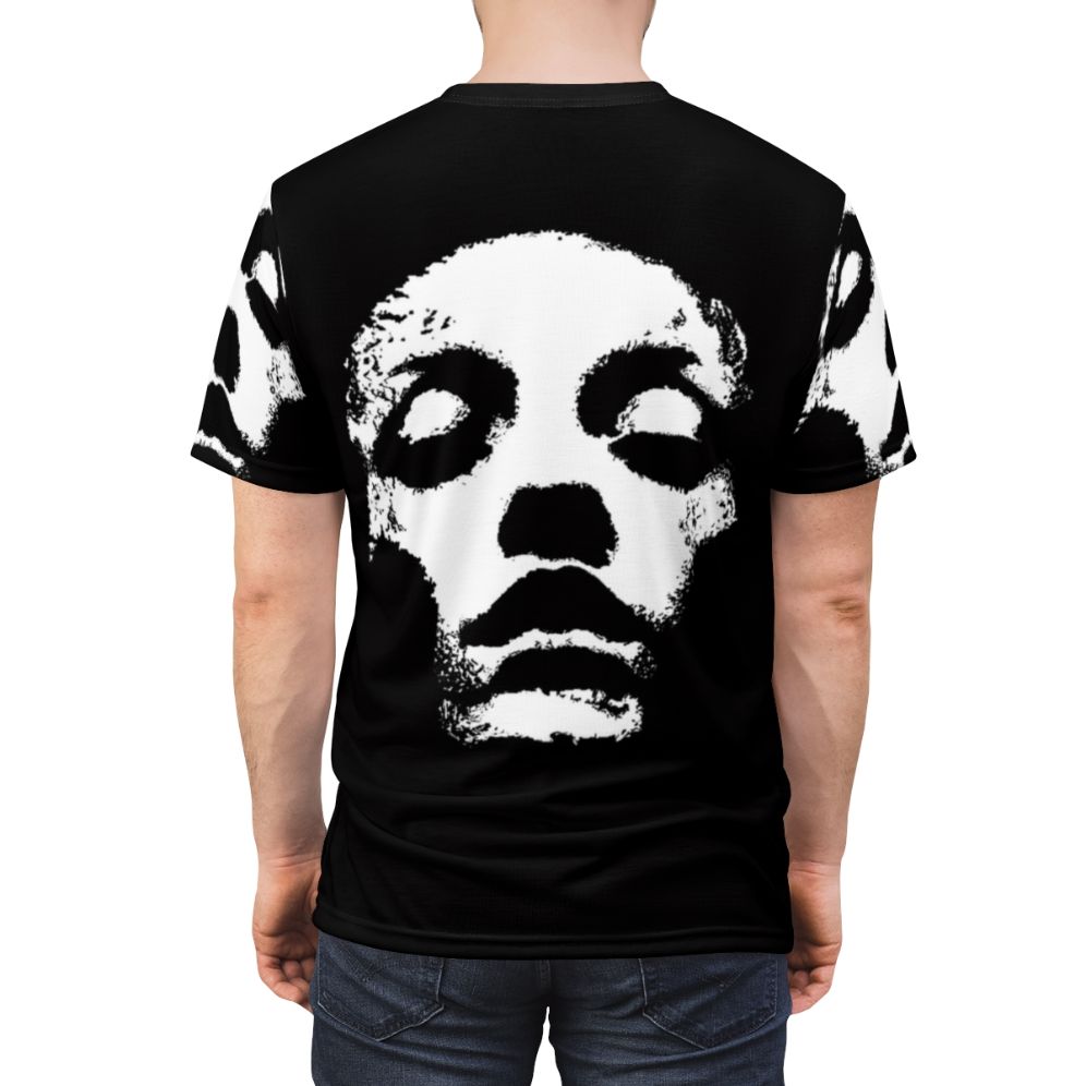 Jane Doe inspired metal t-shirt with dark, edgy graphics - men back