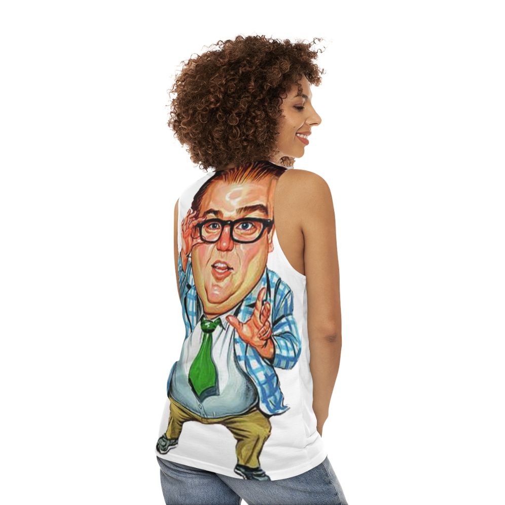 Chris Farley Unisex Tank Top - women back