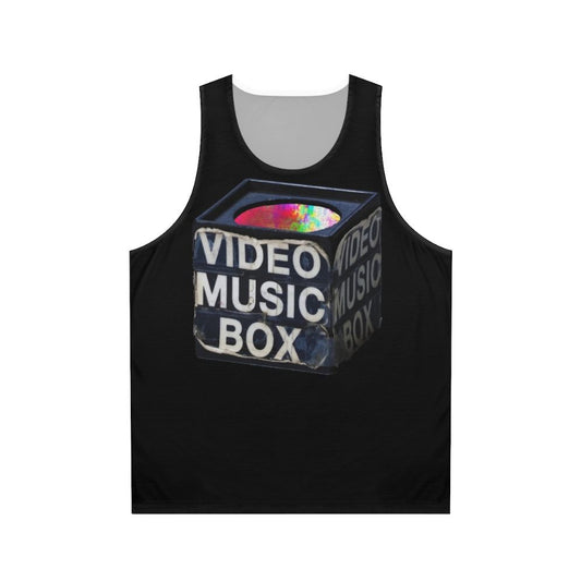 Retro Music Box Microphone Classic Unisex Tank Top