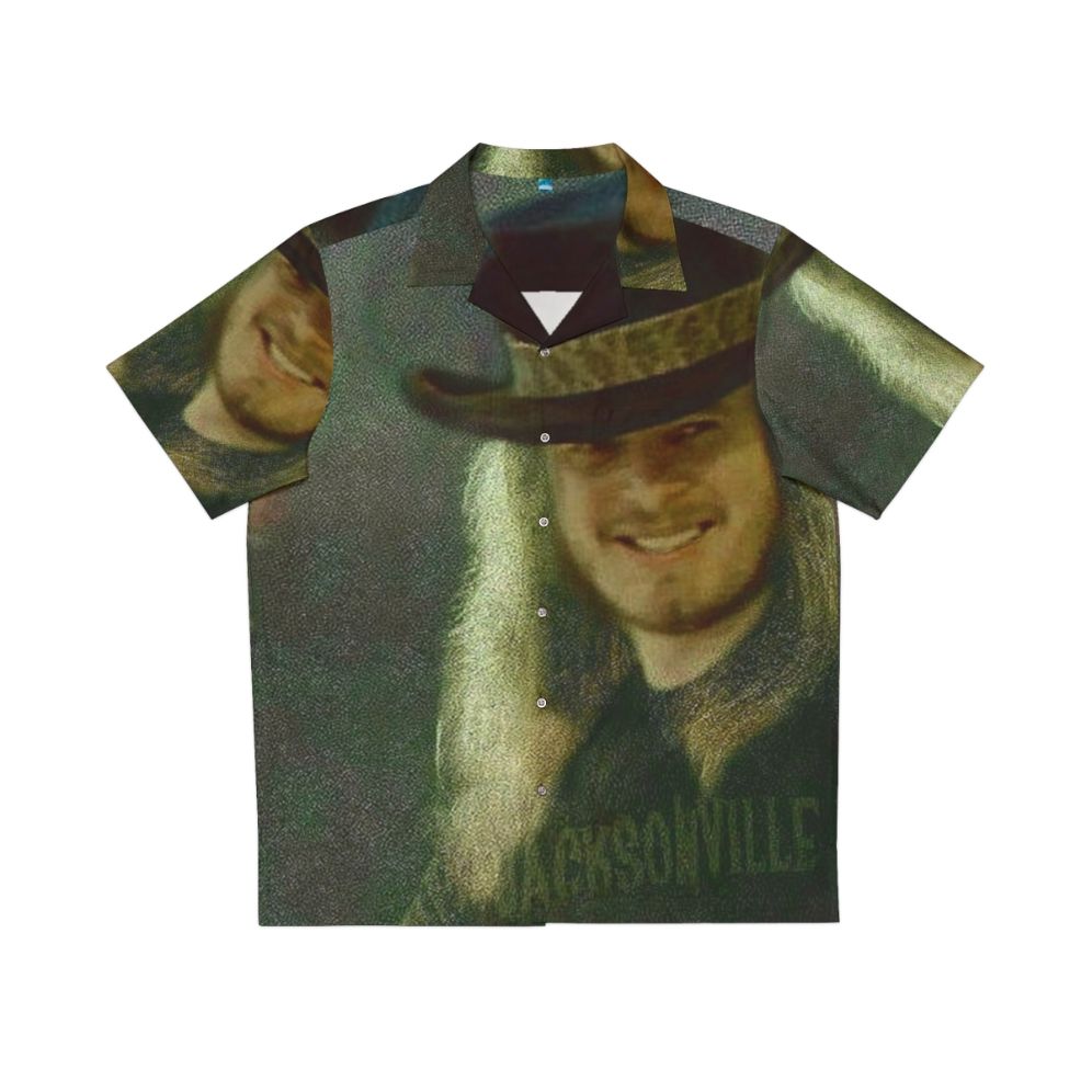 Ronnie Van Zant Retro Hawaiian Shirt