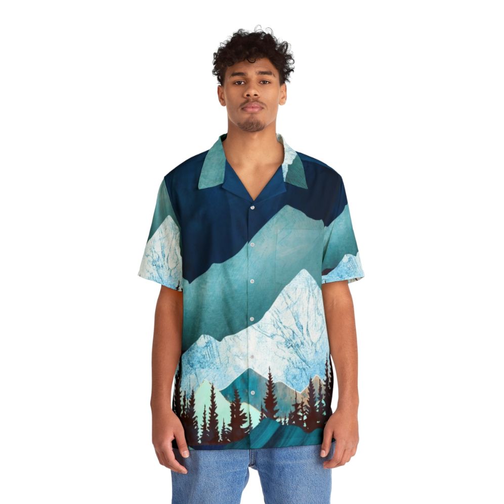 Moonbay Tropical Hawaiian Shirt with nature-inspired design - People Front