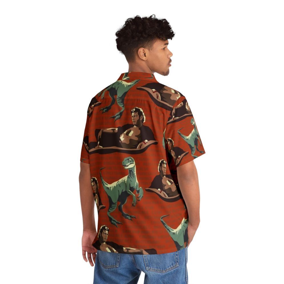 Jurassic Geniuses Dinosaur Hawaiian Shirt - People Back