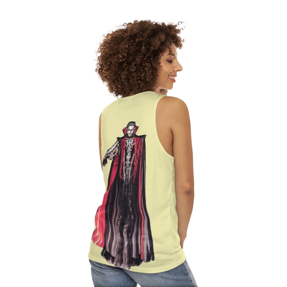 Castlevania Dracula Unisex Tank Top - women back