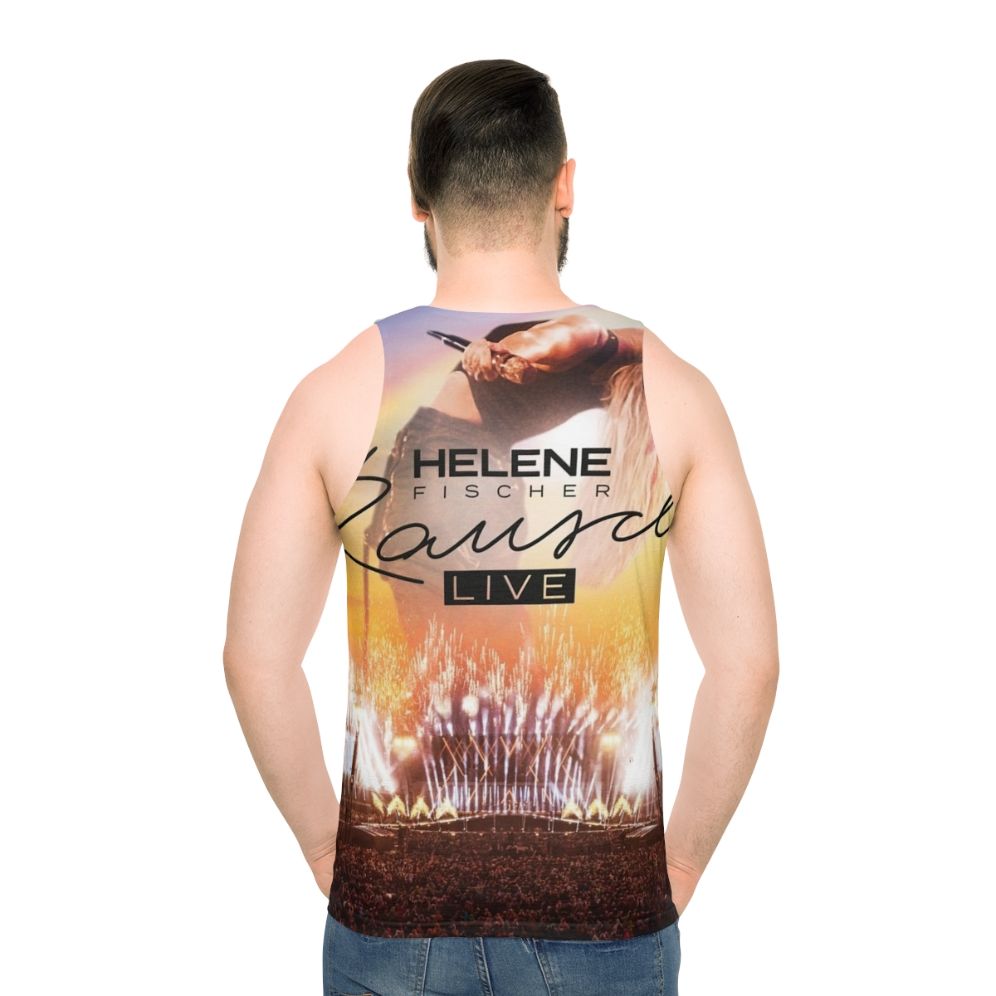 Helene Fischer Concert Unisex Tank Top - men back