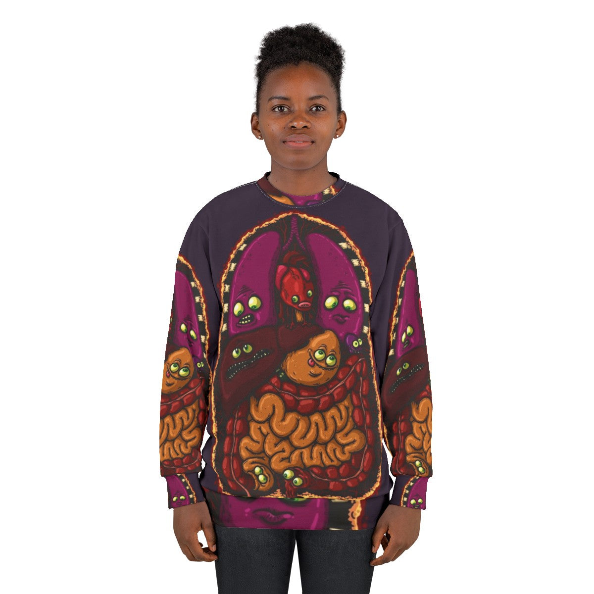 Organ Story Internal Organs Sweatshirt - women