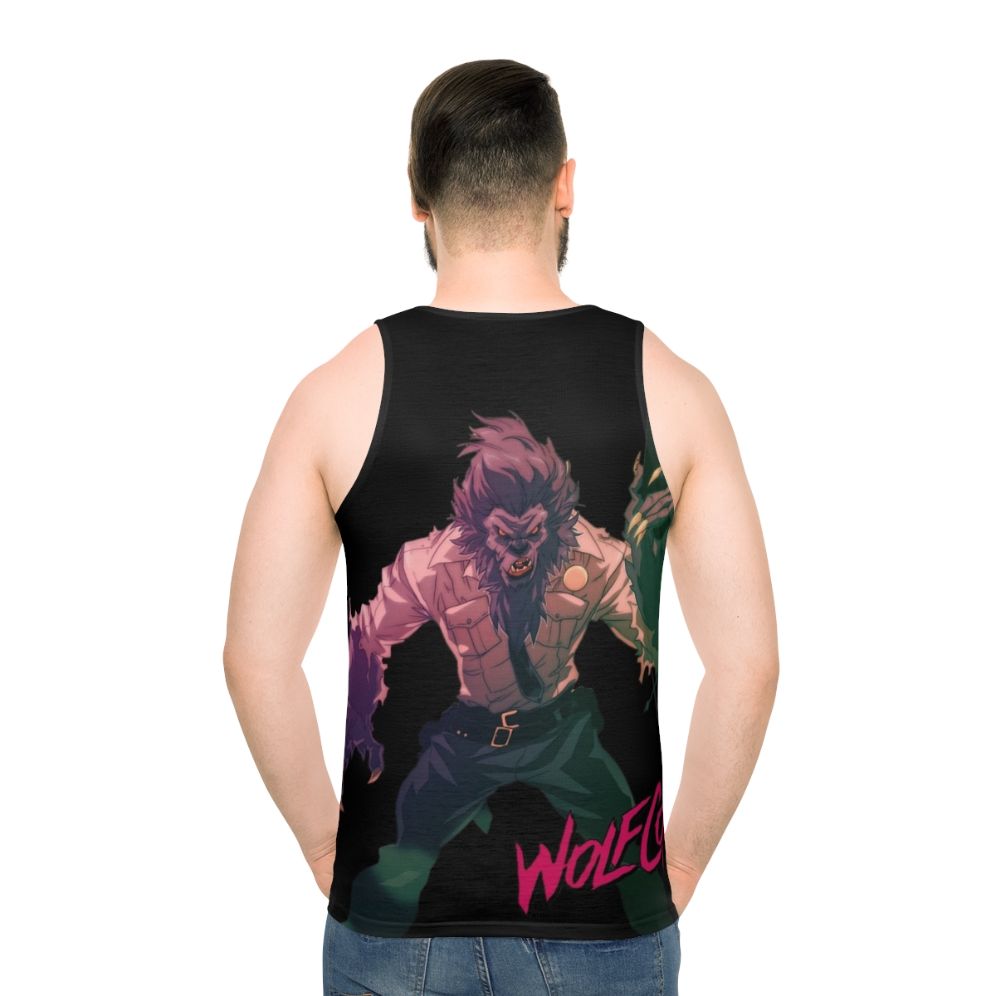 Wolfcop Unisex Tank Top - men back