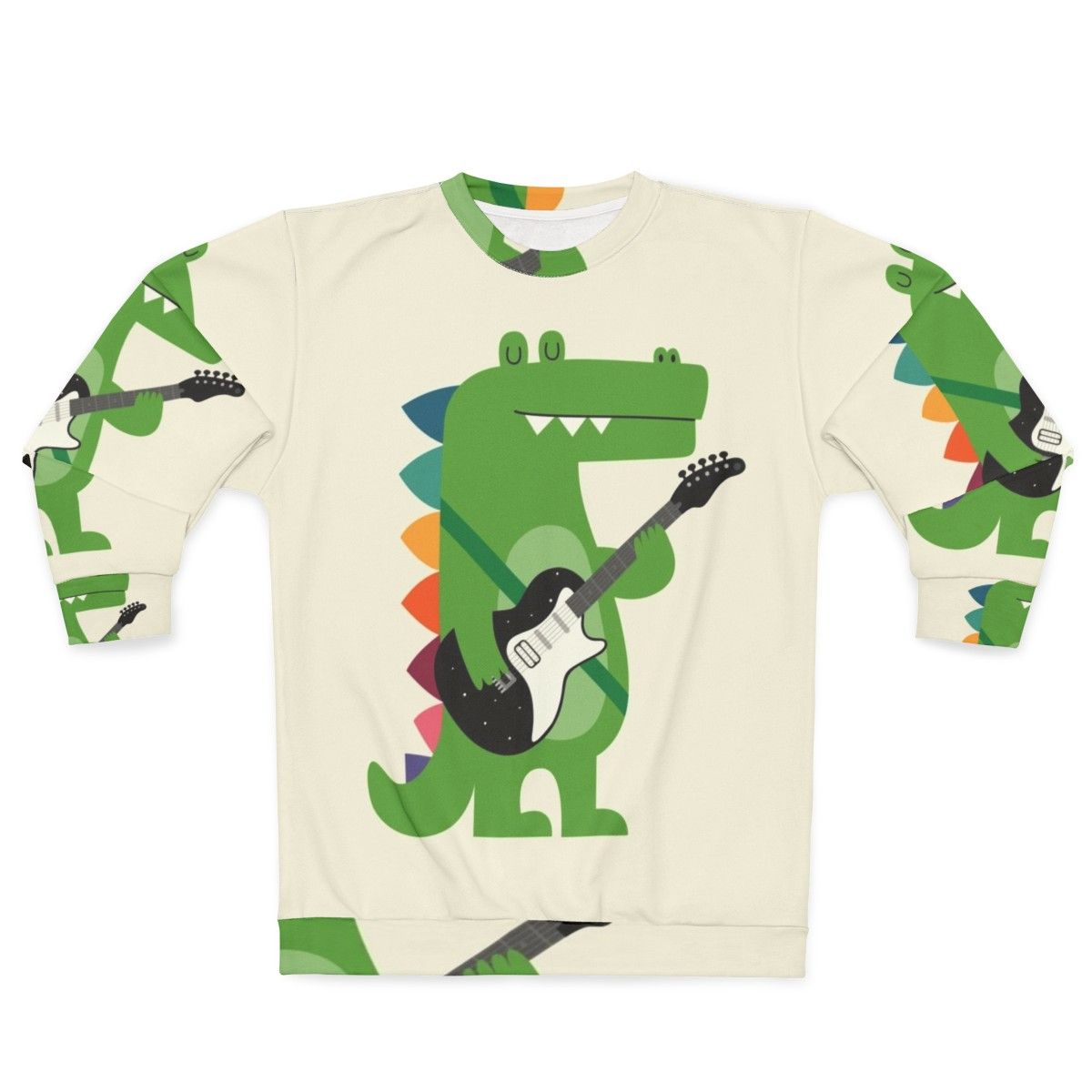 Croco Rock Sweatshirt - Punk Animal Rockstar Kids Clothes