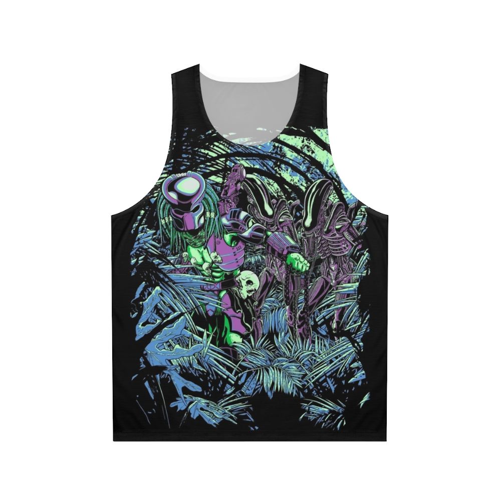 Neon Jungle Alien vs Predator Unisex Tank Top