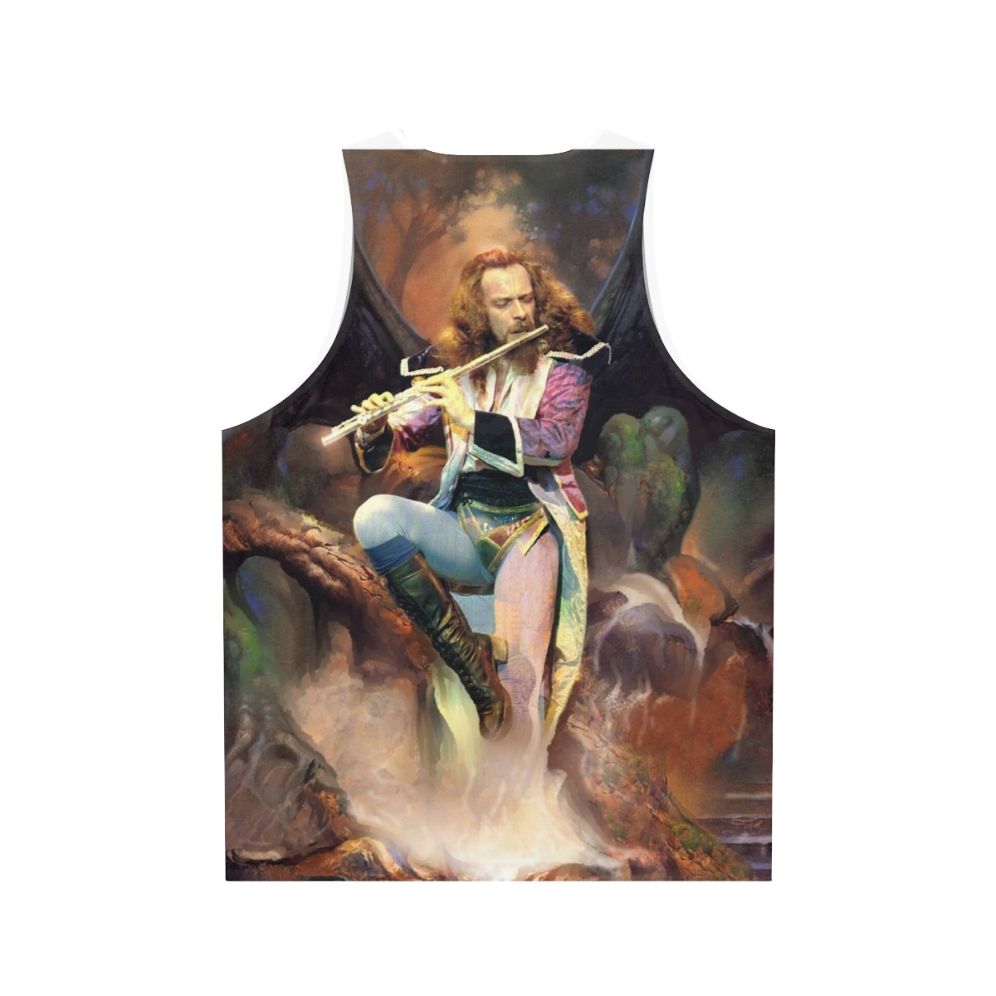 Jethro Tull inspired unisex tank top with "Songs From The Wood" design - Back