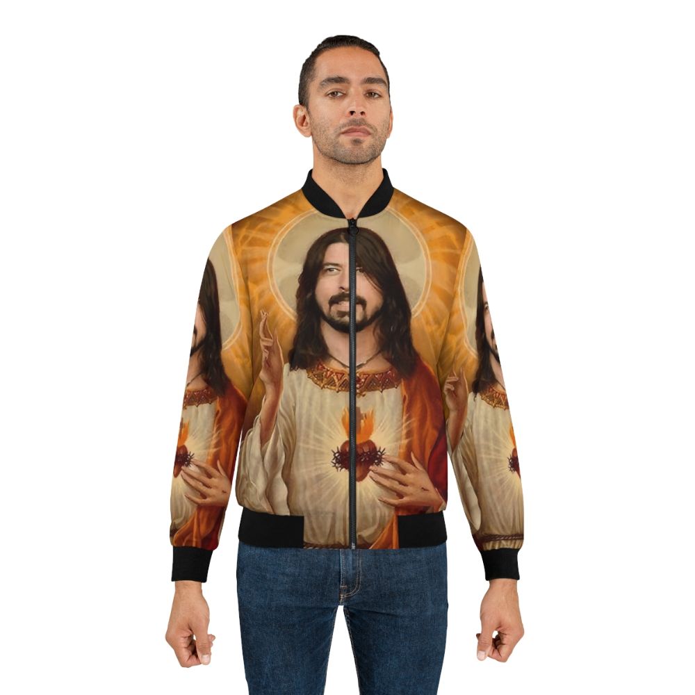 Dave Grohl Jesus Inspired Bomber Jacket - Lifestyle