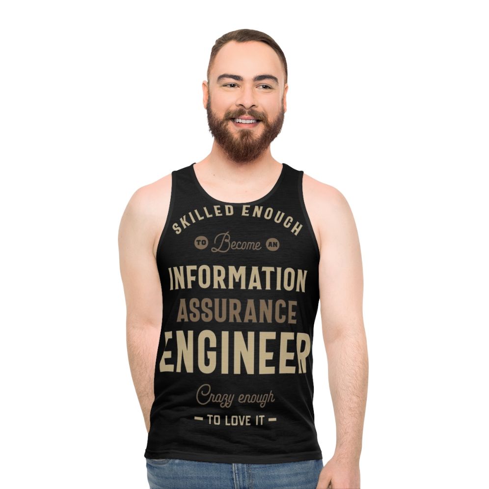 Information Assurance Engineer Unisex Tank Top - men