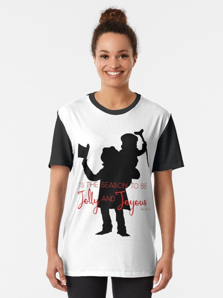 The Muppets Christmas Carol 'Tis the Season Graphic T-Shirt featuring Kermit, Bob Cratchit, and Tiny Tim - Women