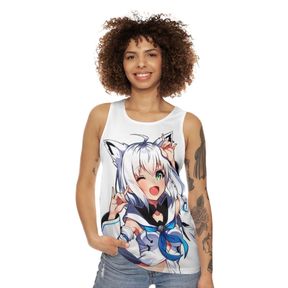 Shirakami Fubuki Anime Tank Top - women