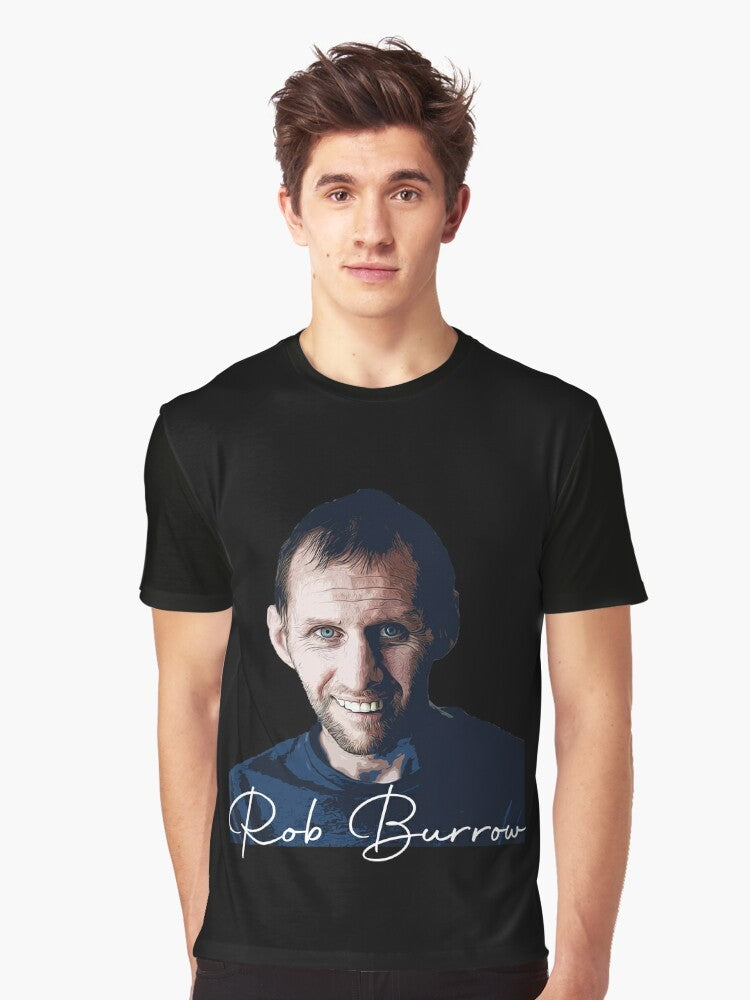 Rob Burrow Graphic T-Shirt - Rugby Player and Hope Inspiration - Men