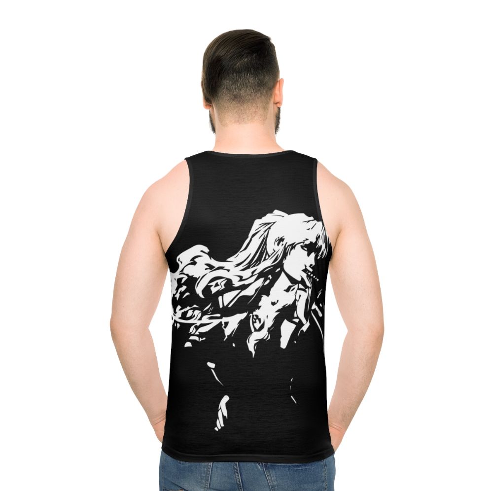 Black Lagoon Balalaika Minimalist Unisex Tank Top - men back